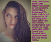 I Think She's Holding Back Her Excitement.