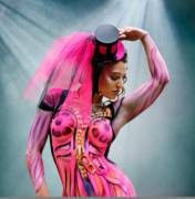 Another Of Girl With Pink Tophat