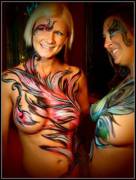 Mardi Gras - Red And Green Feathers