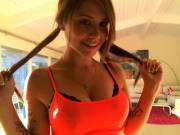 Pigtails Orange - Xpost Hotchickswithtattoos