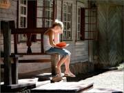 Reading On A Sunny Day