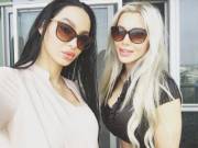 Amy With Fellow Bimbo