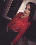 Red Leather Vest