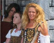 Older Renaissance Whore Shopping Herself On The Street Corner. Interested?