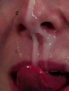 Nose Cum Close Up. (Picture Set In Comments)