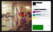 Stripper Pole + Days Old Infant= World Class Trash