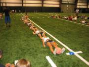 Training Camp Girls All With Shoes Off