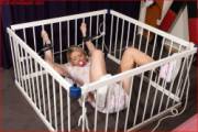 Tied Up In Her Pen