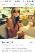 Tinder Girl's Bikini Bottom Looks Like A Pull-Up Diaper.