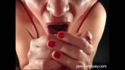 Jenny Jerks And Licks A Load Out Of The Cock.