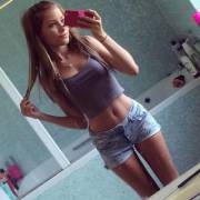 Purple Top And Jeans