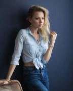 Tied-Off Dress Shirt