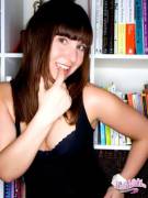 Standing By The Bookshelf