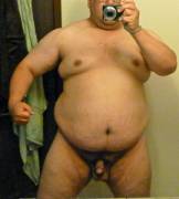 Hey Look— It's A Naked Fat Guy! And He's Got A Camera!Oh Wait, That's Me.