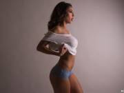 Slightly See-Thru Shirt.