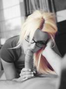 The Blonde Blowjob