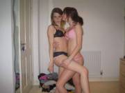 Dorm Room Peck On Cheek