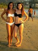 Black Bikini White Bikini