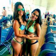 Two Smiling Brunettes