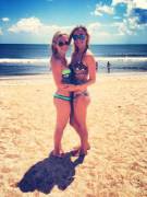 Two Friends At The Beach