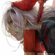 White-Haired Girl On The Chopping Block (Source In Comments)