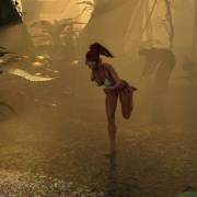 Jungle Bunny Snack: A Giant Snake Sinks His Teeth Into A Sultry Little Jungle Girl