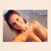 Some Sexy Simple Beach Cleavage.