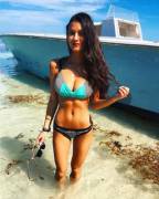 Cute Ribbon Top Bikini (/X/Post Via /R/Bustypetite/)