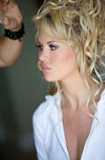 Bride Getting Her Hair Done