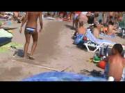 And Then The Best Pair On The Beach Walks By...