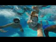 Boobs Spill Out Underwater @0:40 (X-Post /R/Youtubenipslip)