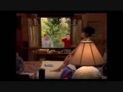 Enf Seen Through Window By Pervy Kid On A Trampoline