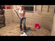 Farmin Britt - Big Tit Seethrough Downblouse Asmr