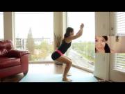 Fairychar Assmr Yoga Session In Shorts And Tanktop.