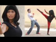 Ninja Girl Vs Kickboxer Guy Fight Scene (Tekken / Streets Of Rage Style)