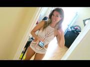 Wearing See Through In Vlog