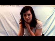 Hypnotized Model Mesmerized By The Camera Lens