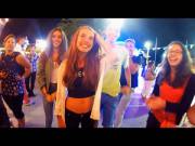 Cute French Girl In Crop Top Hypnotized