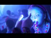 Seemed Related To Me. Girl Mesmerized By Lights