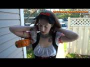 The Trick Is That She Is The Treat [Halloween]