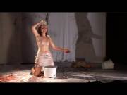 Topless Then Naked In Intense But Unintelligible Theatre Pice