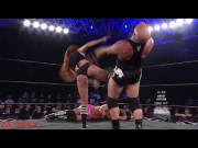 Pro Wrestler Maria Kanellis-Bennett In Action Wearing Chucks