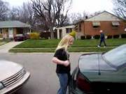 Woman Enjoys Car Humping.