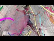 Katy Perry Gets Covered In Paint