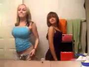 Busty Blonde Teen Dancing