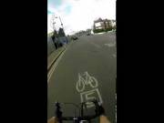 'Dad' Lets Kid Run Into The Road