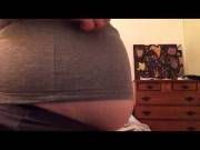 Big Belly In A Tight Shirt