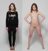 Cute Brunette On/Off