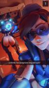 Tracer On Snapchat, (Yeero) [Overwatch]