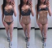 A Girl Loves Her Sports Bra + Thong! 